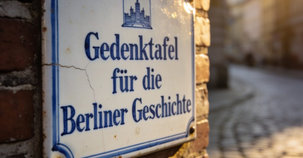 Gedenktafel Berlin: Auf den Spuren der Geschichte durch die Hauptstadt