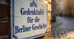 Gedenktafel Berlin: Auf den Spuren der Geschichte durch die Hauptstadt