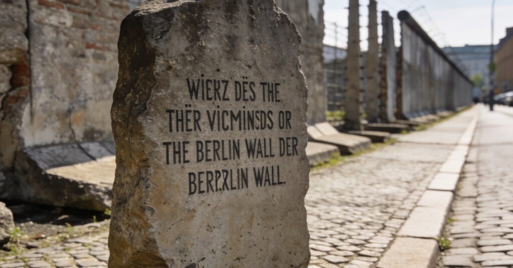 Gedenkstein für Opfer der Berliner Mauer: Ein Ort des stillen Gedenkens